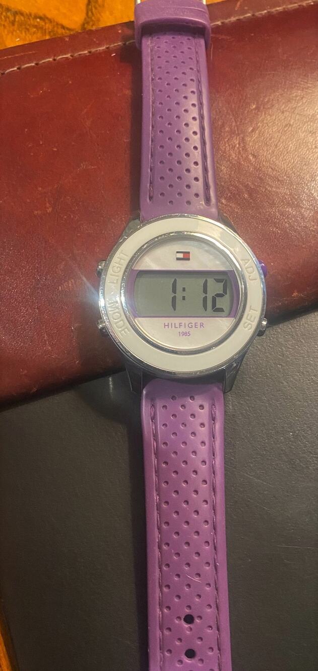 Unisex Hilfiger 1985 Digital LCD Watch, WR 3ATM, TH.140.3.29.1025